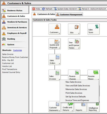 Creating Sales Invoices